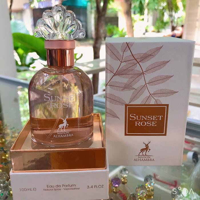 Sunset Rose 100Ml Unisex Maison Alhambra Perfume- INSPIRADO EN SOLEIL ROSE