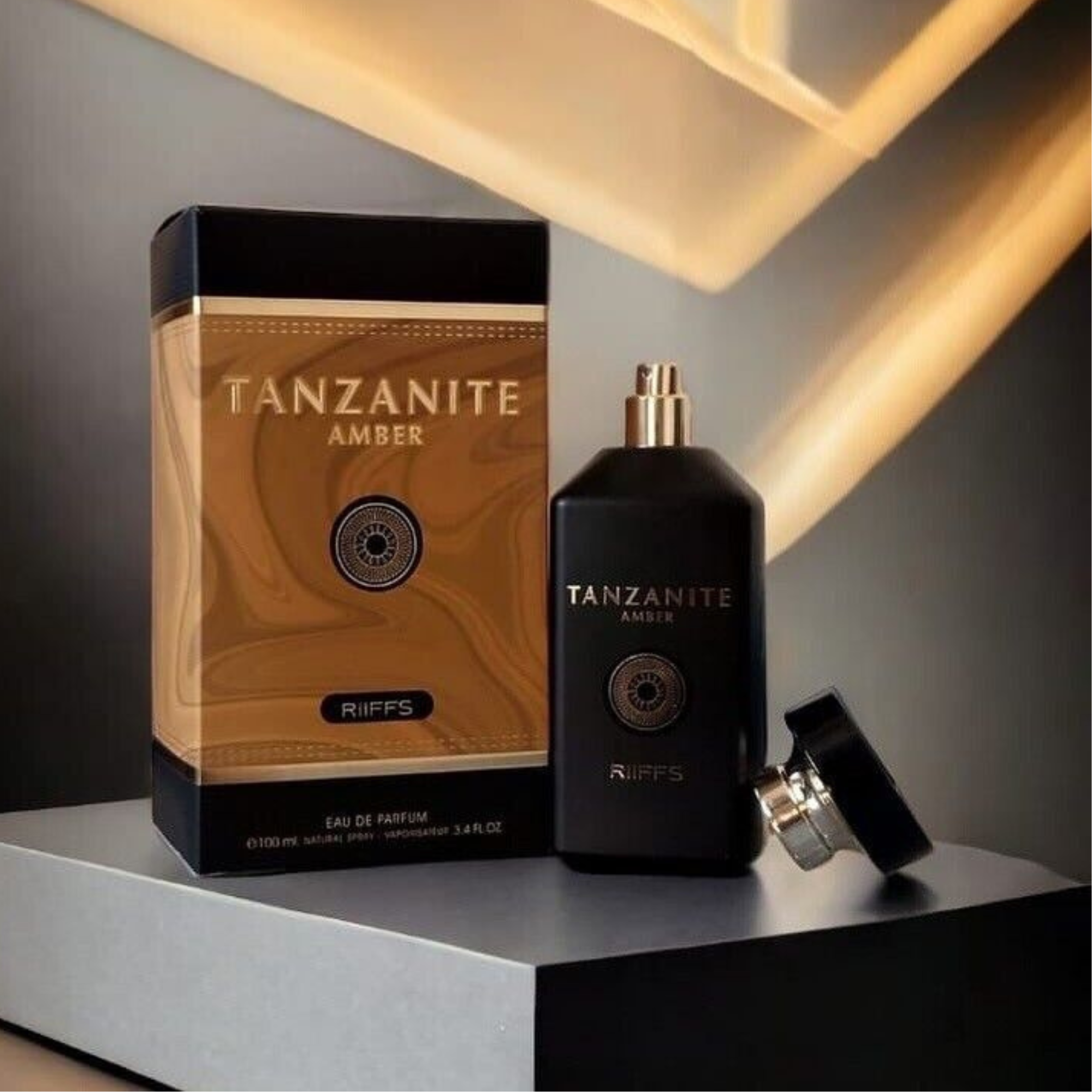 Tanzanite Amber Riiffs Edp 100ML Unisex- Inspirado en Turathi Blue Afnan