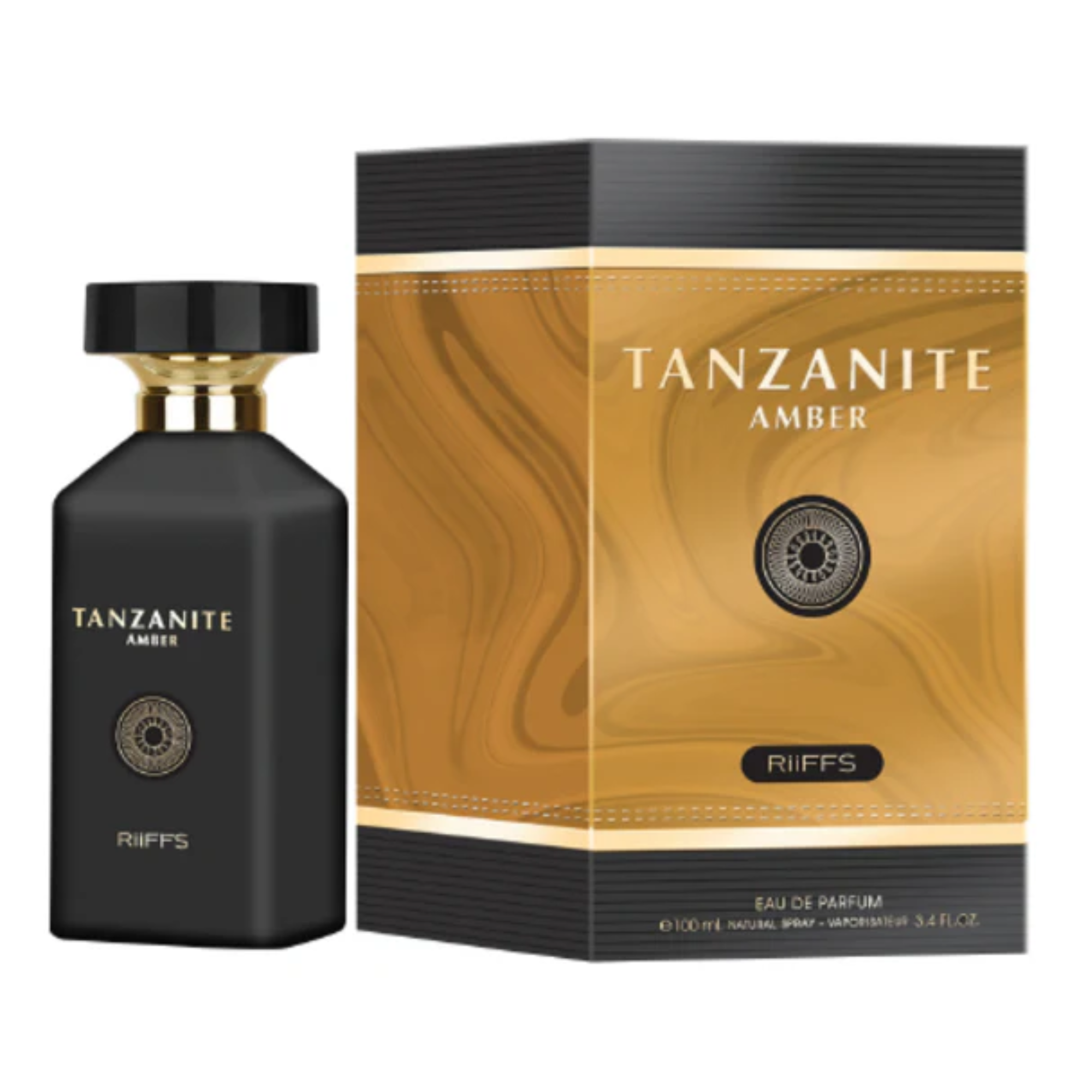 Tanzanite Amber Riiffs Edp 100ML Unisex- Inspirado en Turathi Blue Afnan