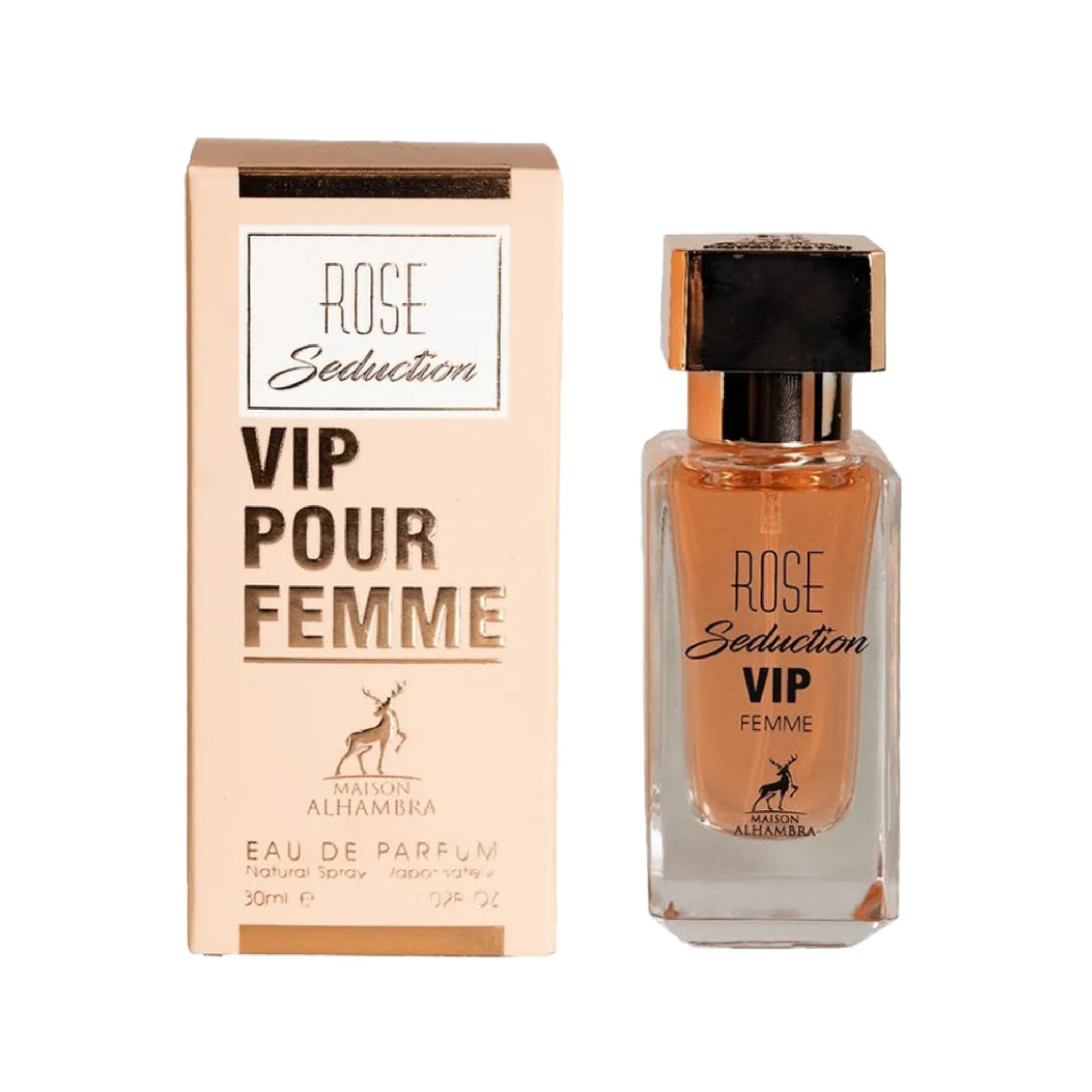 Rose Seduction Maison Alhambra Edp 30Ml Mujer - Inspirado En 212 Vip Rose Carolina Herrera