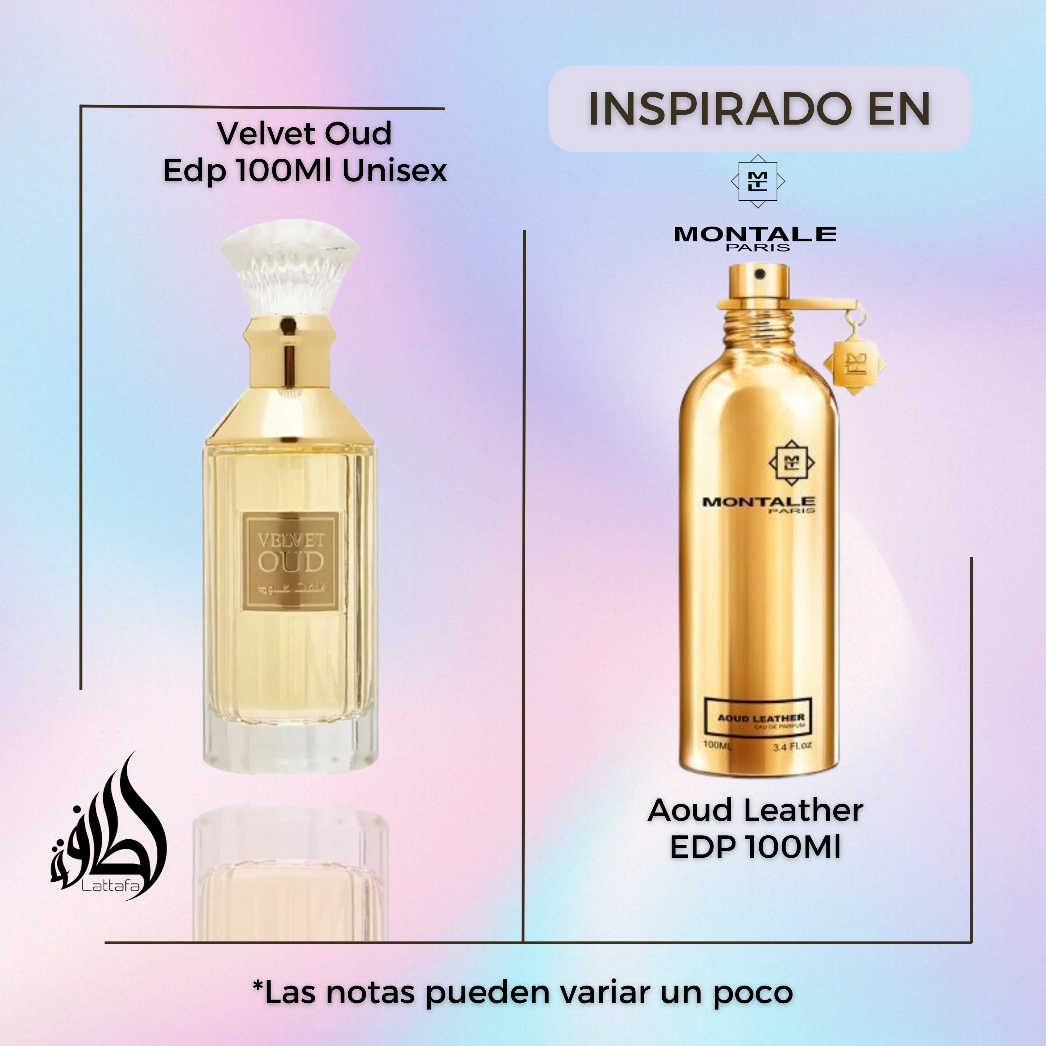 Velvet Oud 100Ml Edp Unisex Lattafa Perfume- INSPIRADO EN AOUD LEATHER