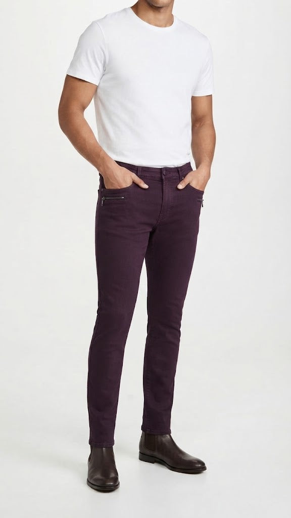 Jeans Denim Morado Baya Oscuro Seleceted Hombre 0524