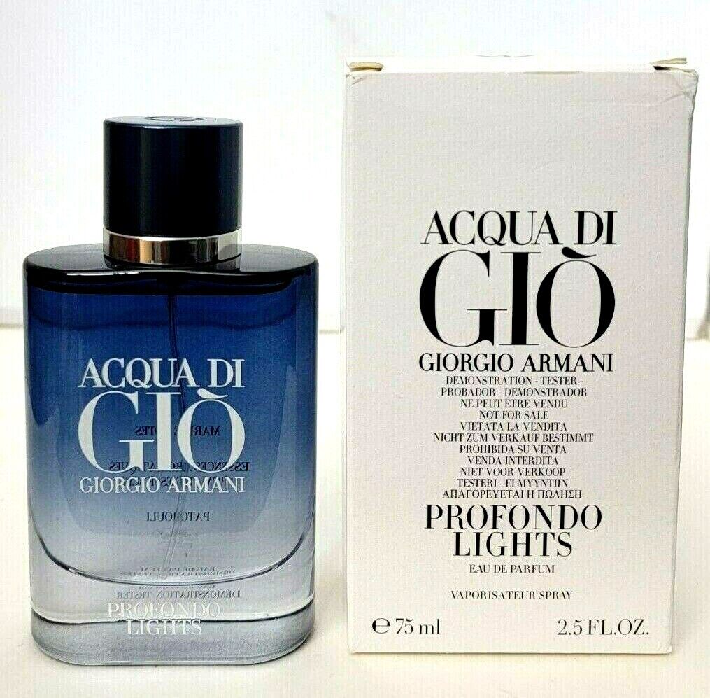 Acqua Di Giò Profondo Lights Edp 75Ml Hombre Tester .