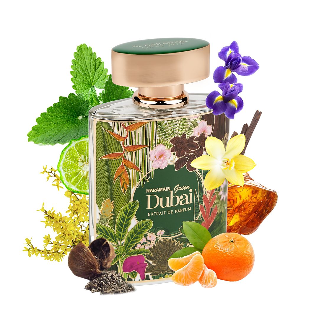 Dubai Green Al Haramin Edp 100ML Unisex - Inspirado en Amber Oud Aqua Dubai Al Haramain Perfumes