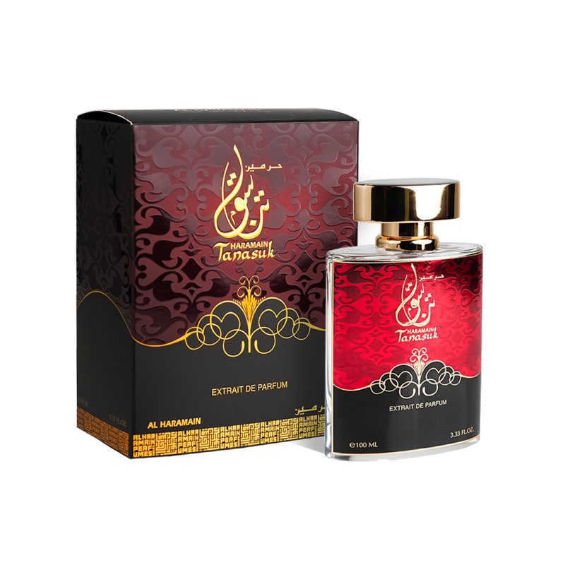 Haramain Tanasuk Edp Extrait de Perfum 100ml Unisex - Inspirado en Intense Cafe Montale