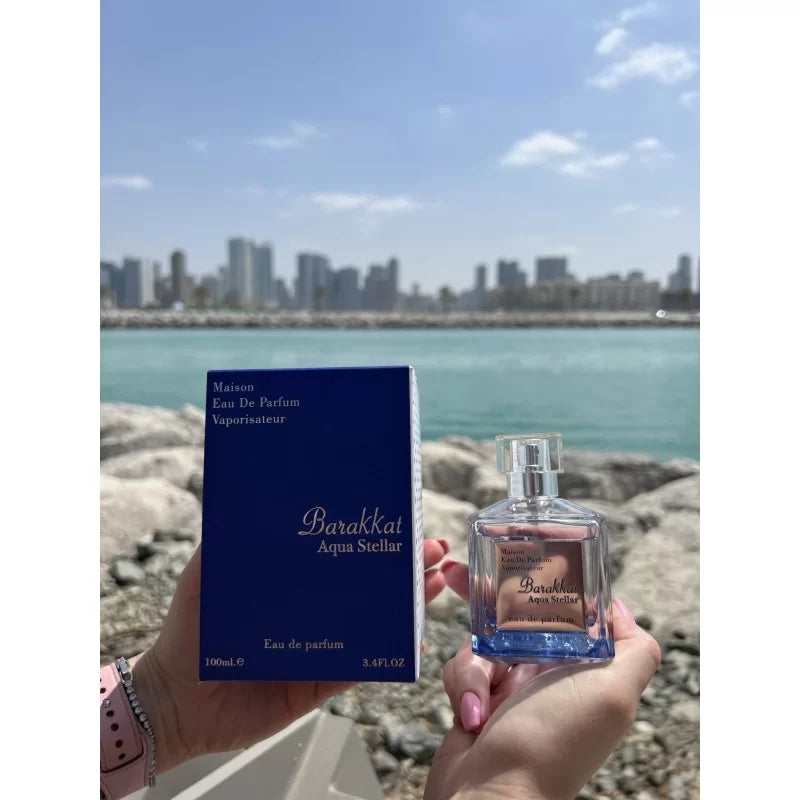 Barakkat Aqua Stellar Fragrance World 100Ml Unisex- Inspirado en Aqua Celestia Cologne Forte Maison Francis Kurkdjian