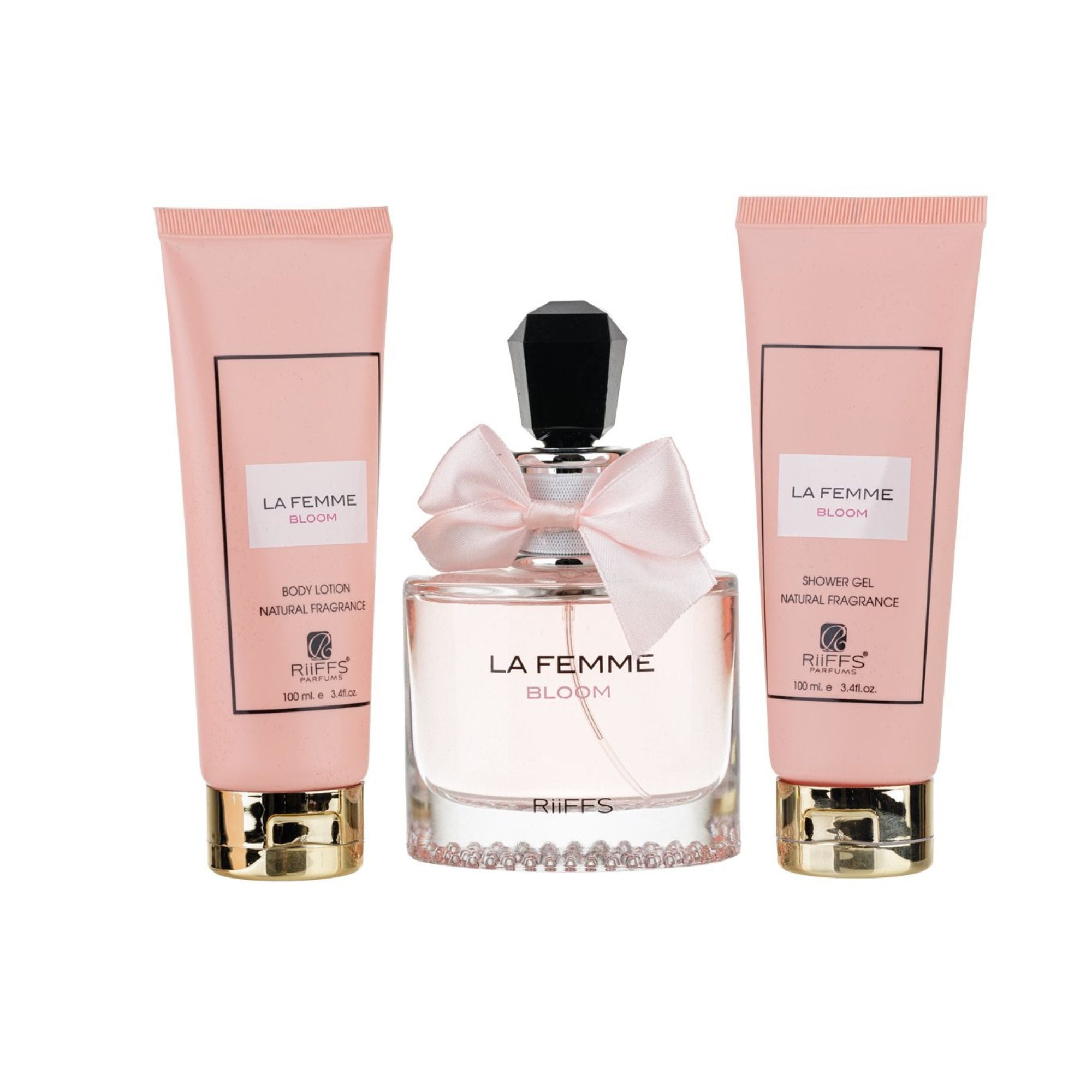 Estuche la Femme Bloom Riiffs EDP 100 ML +S/G 100ML +B/L 100ML Mujer