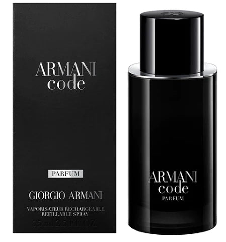 香水(男性用) Giorgio Armani Armani Code 75ml Armani Code Parfum 75ML Rechargable Hombre