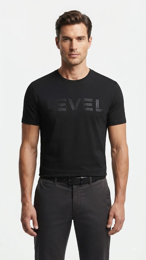 Polera Negra Selected Hombre 6543
