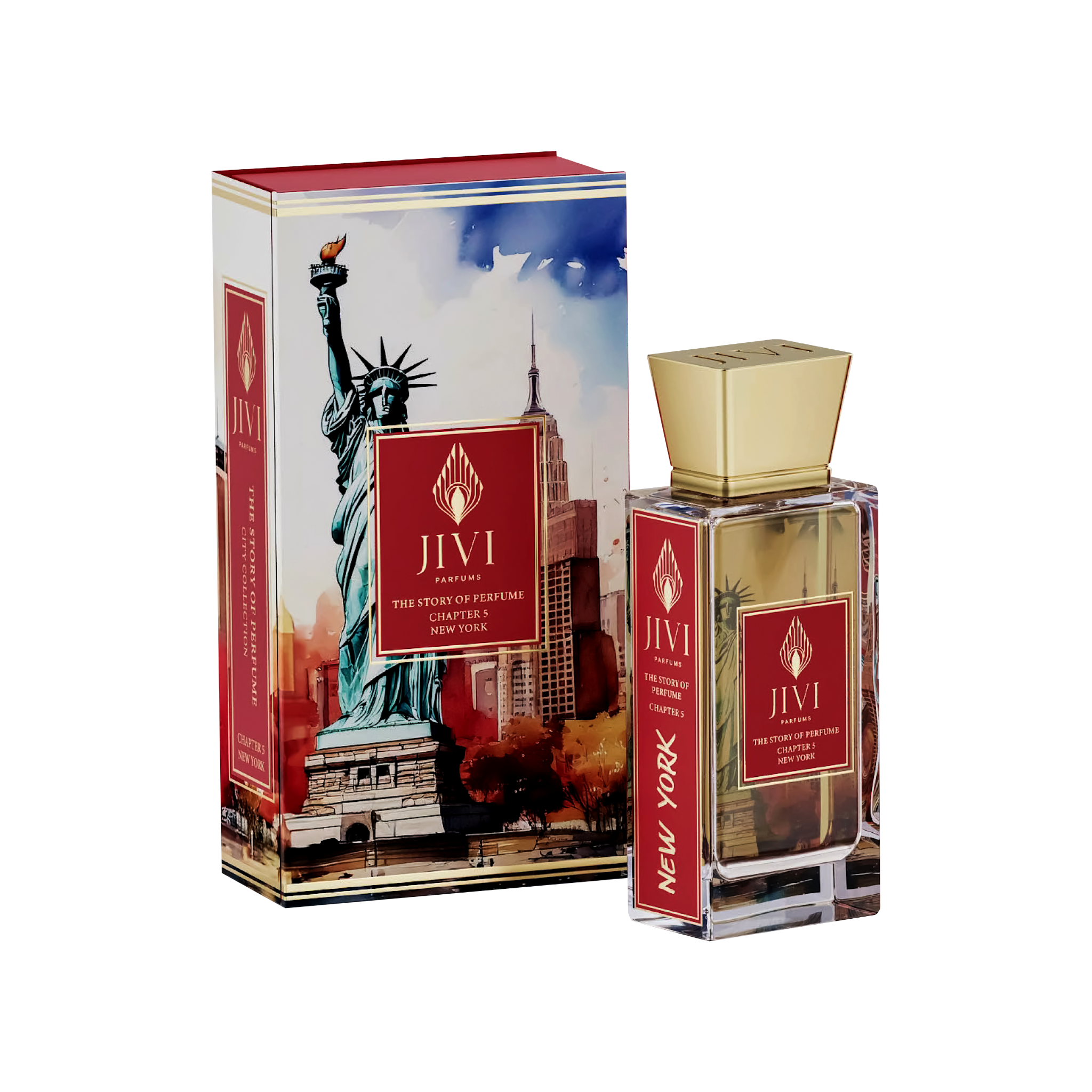 Chapter 5 New York the Story of Perfume Jivi Edp 100ML Unisex  - Inspirado en Stronger With You Intensely de Armani.