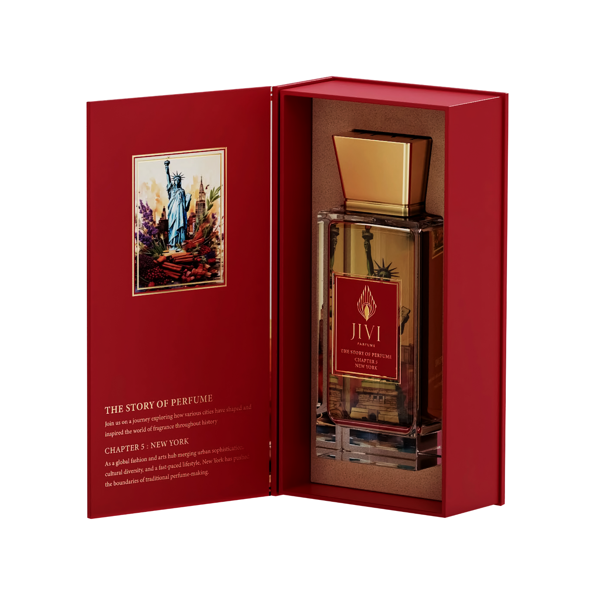 Chapter 5 New York the Story of Perfume Jivi Edp 100ML Unisex  - Inspirado en Stronger With You Intensely de Armani.