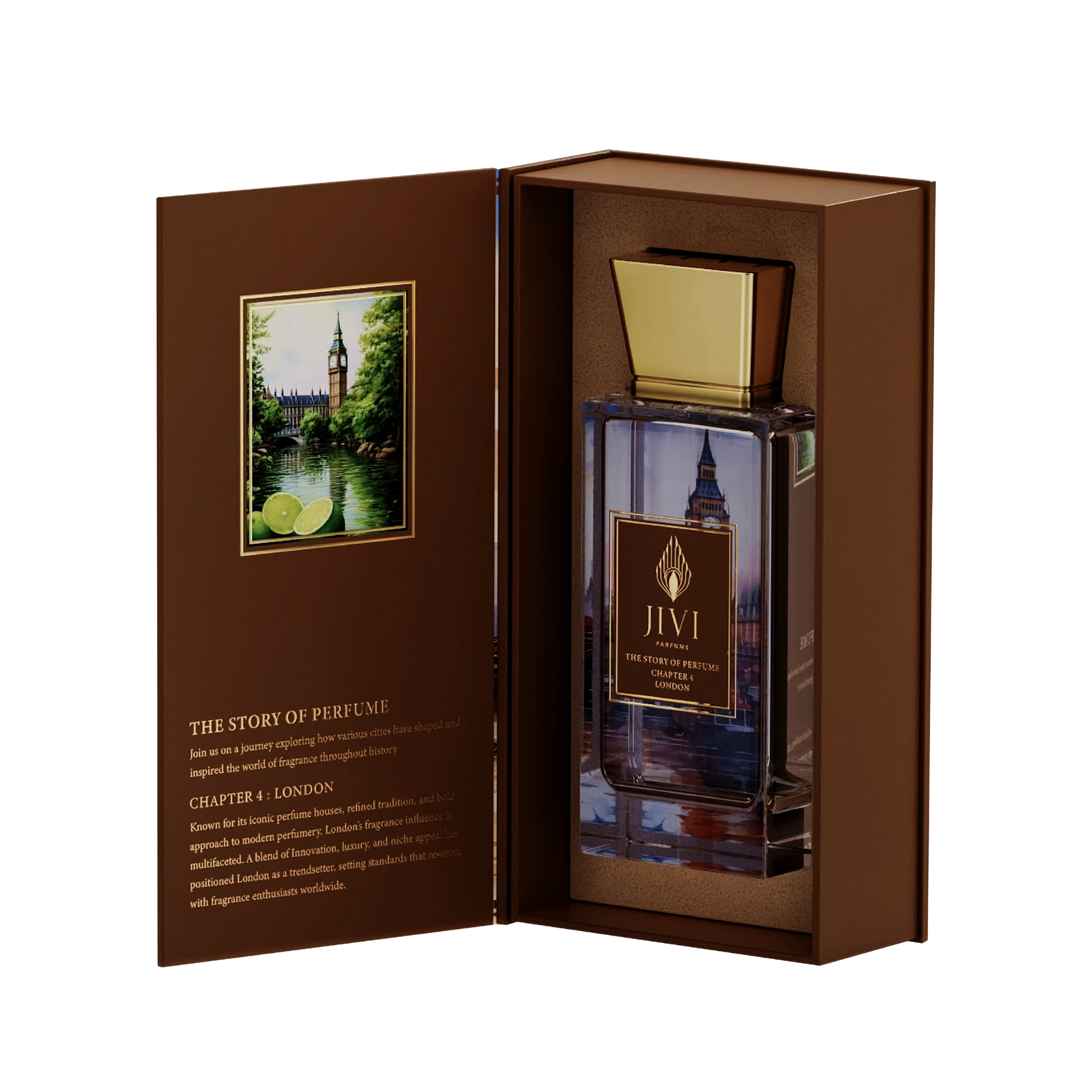 Chapter 4 London the Story of Perfume Jivi Edp 100ML Unisex - Inspirado en Goddess de  Burberry