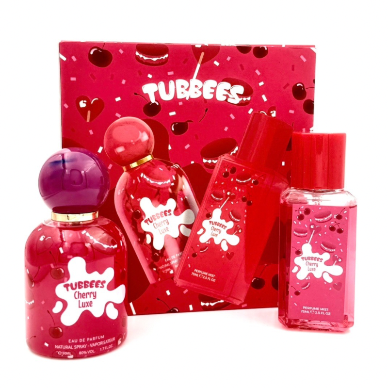Estuche Tubbees Cherry Luxe 75Ml Perfume Mist + 50Ml Edp Unisex