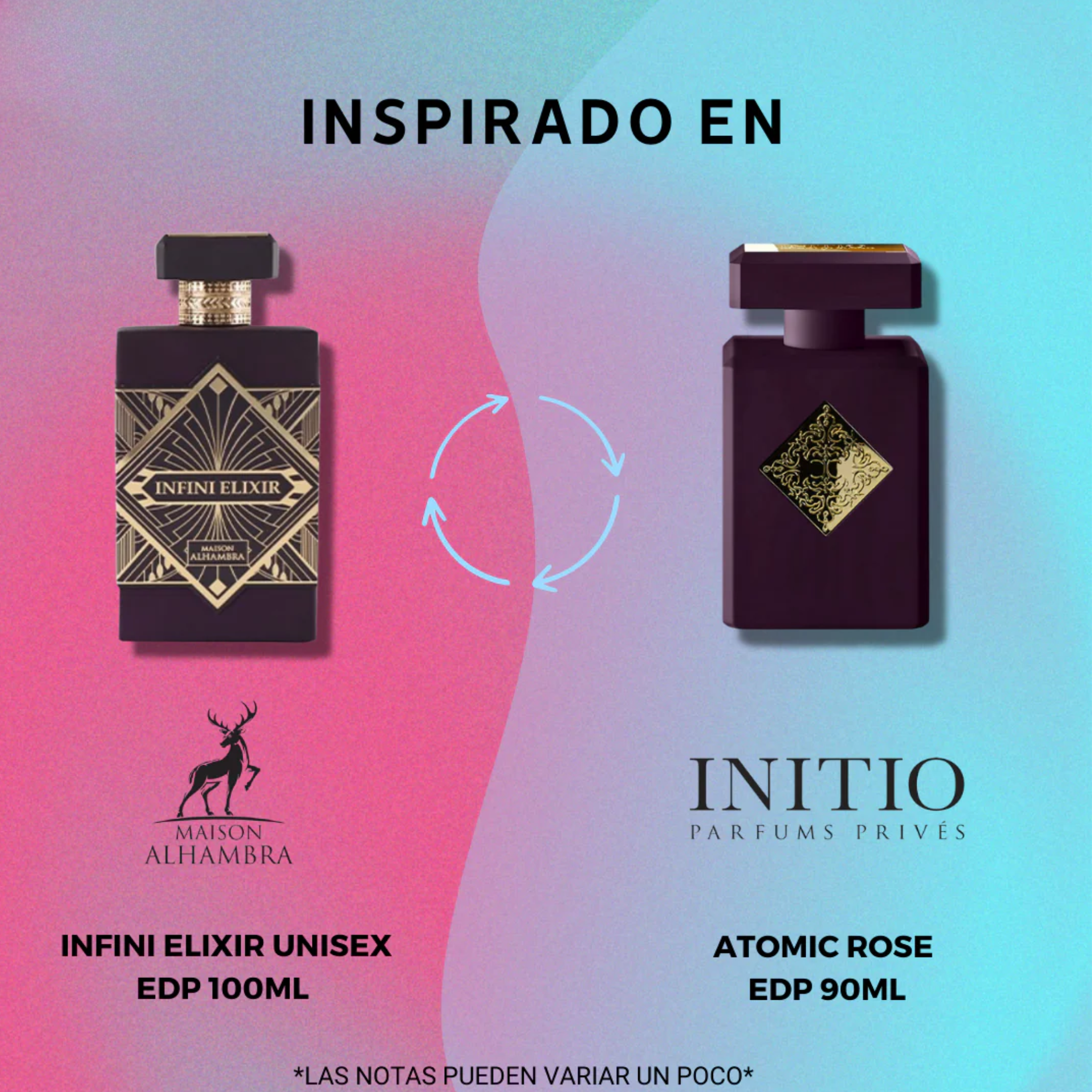 Infini Elixir Maison Alhambra Edp 100ML Unisex- Inspirado en Atomic Rose - Intio Parfums Prive