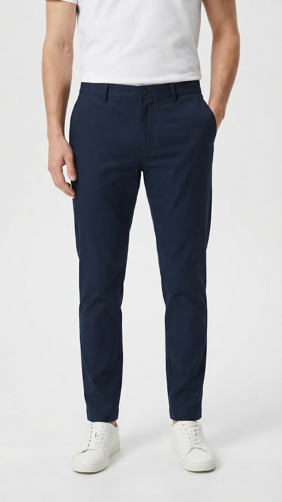 Pantalon Casual Selected Azul Electrico Hombre 1470