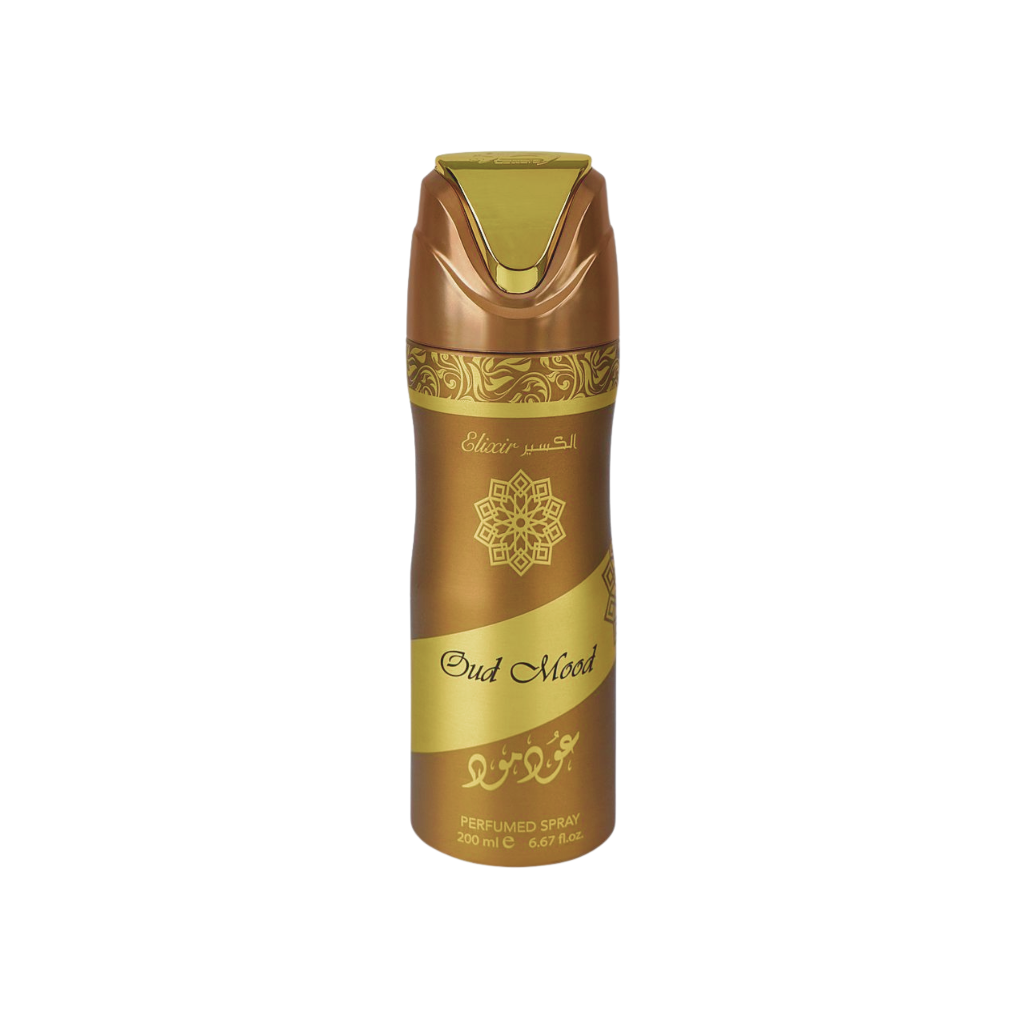 Desodorante Oud Mood Elixir Perfumed Spray Lattafa 200Ml Unisex