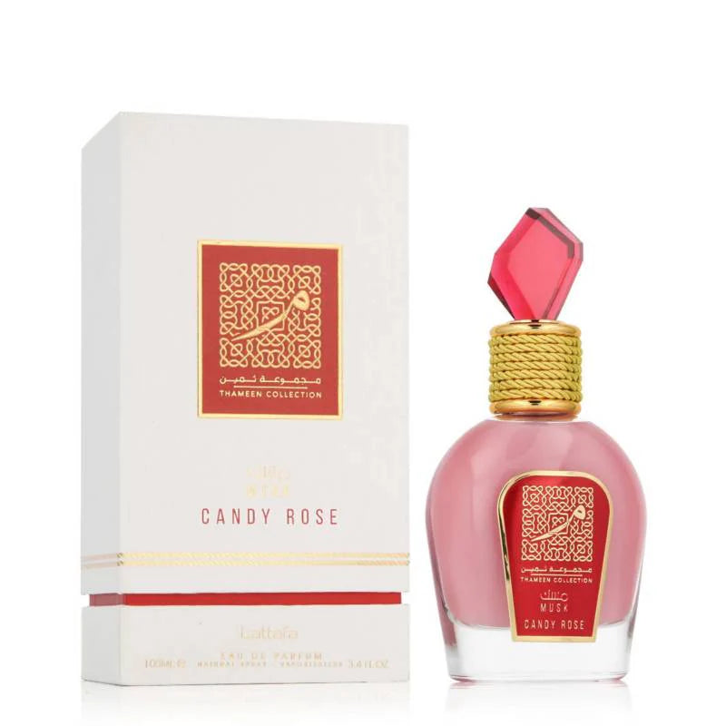 Candy Rose Musk Lattafa Edp 100ML Mujer- Inspirado en Mon Paris Yves Saint Laurent