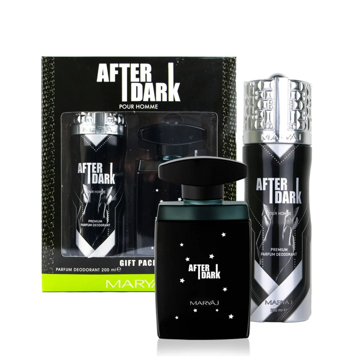 Estuche After Dark Pour Homme Maryaj Edp 100ML +Deo 200ML Hombre- Inspirado en Drakkar Noir Guy Laroche