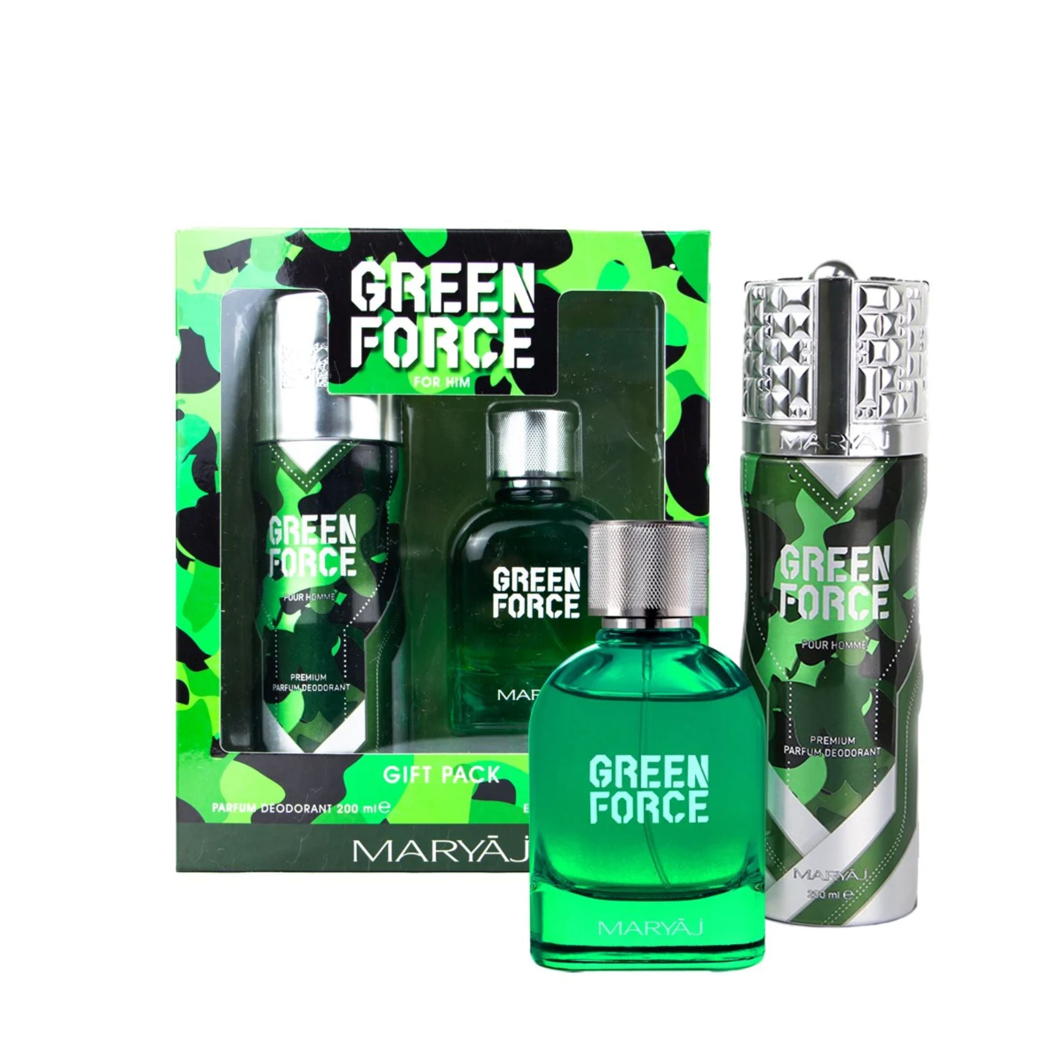 Estuche Green Force For Him Maryaj Edp 100ML +Deo 200ML Hombre
