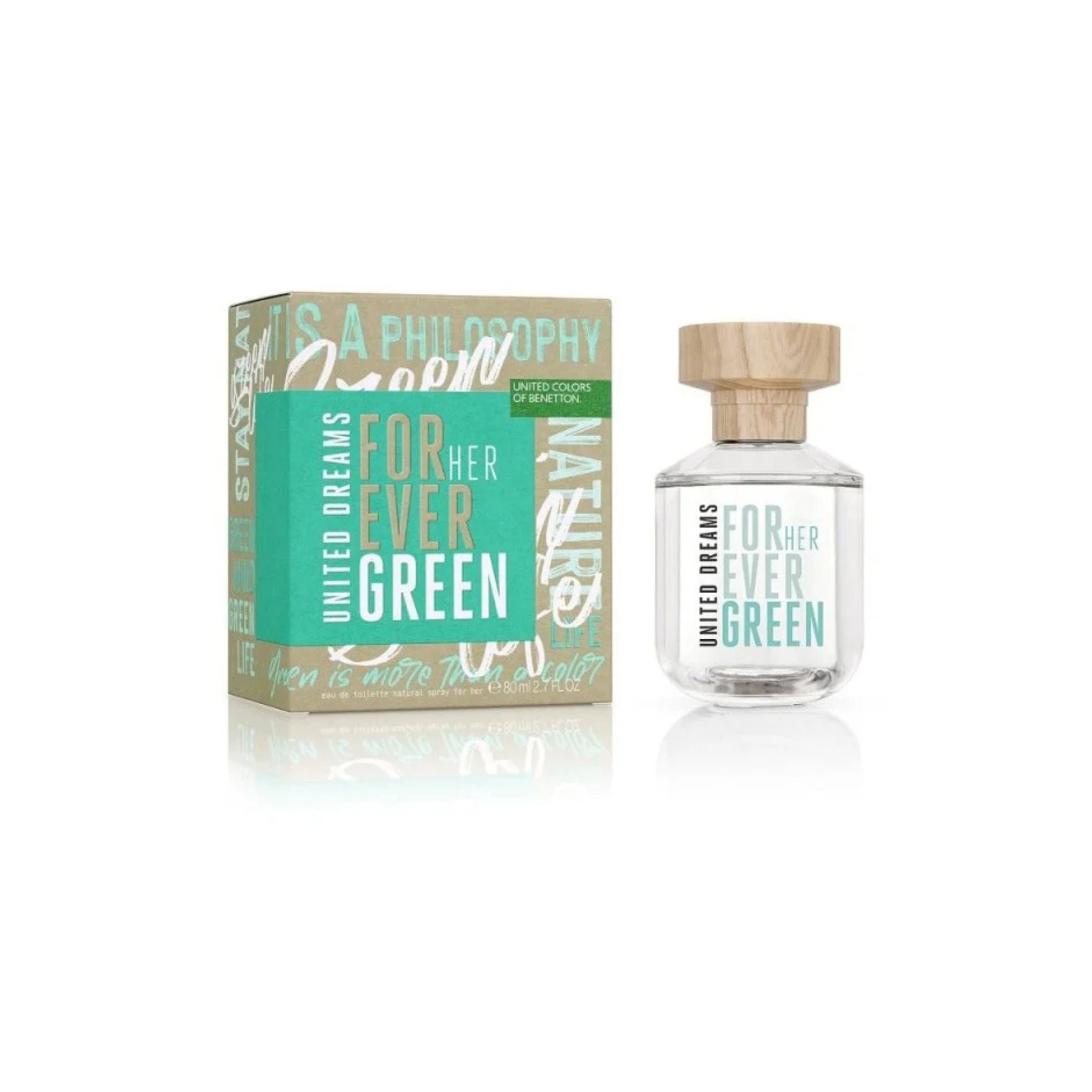 Forever Green United Dreams Benetton Edt 80Ml Mujer