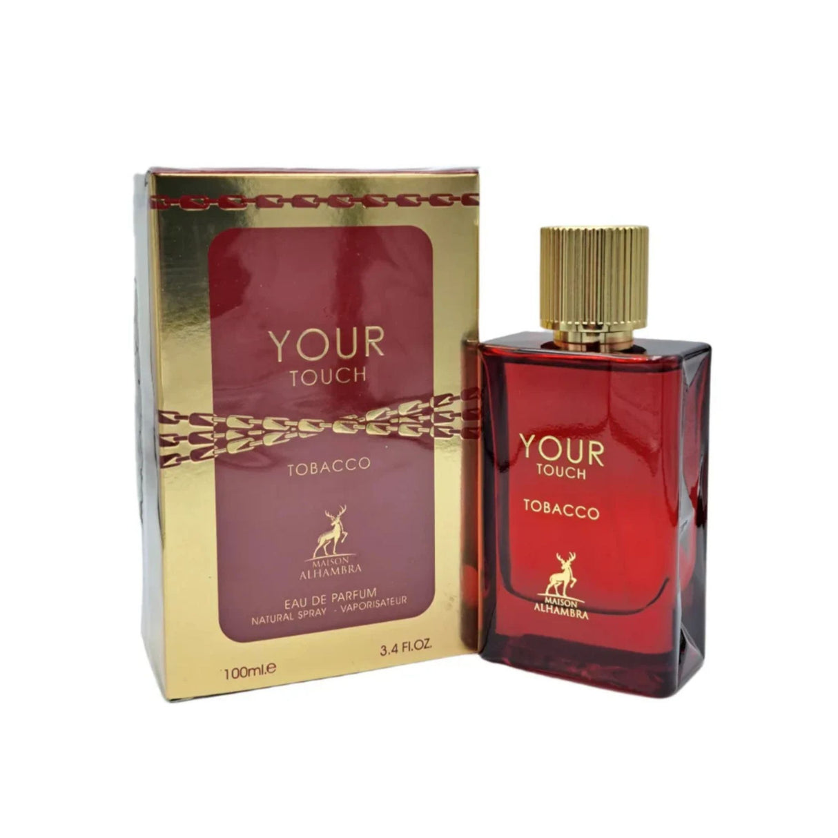 Your Touch Tobacco Maison Alhambra Edp 100ML Hombre-Inspirado en Emporio Armani Stronger With You Tobacco