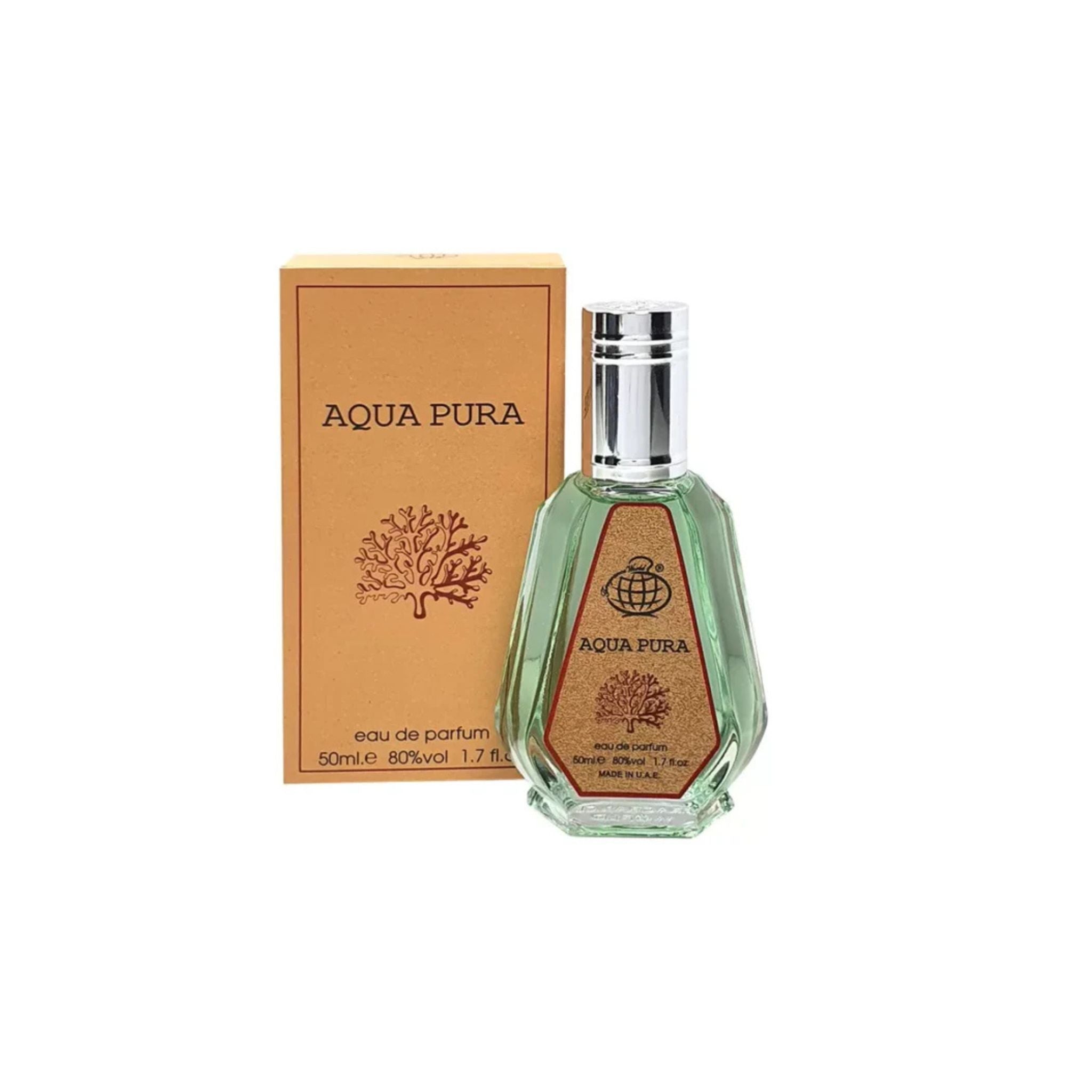 Aqua Pura Fragrance World Edp 50Ml Unisex- Inspirado en Megamare Orto Parisi