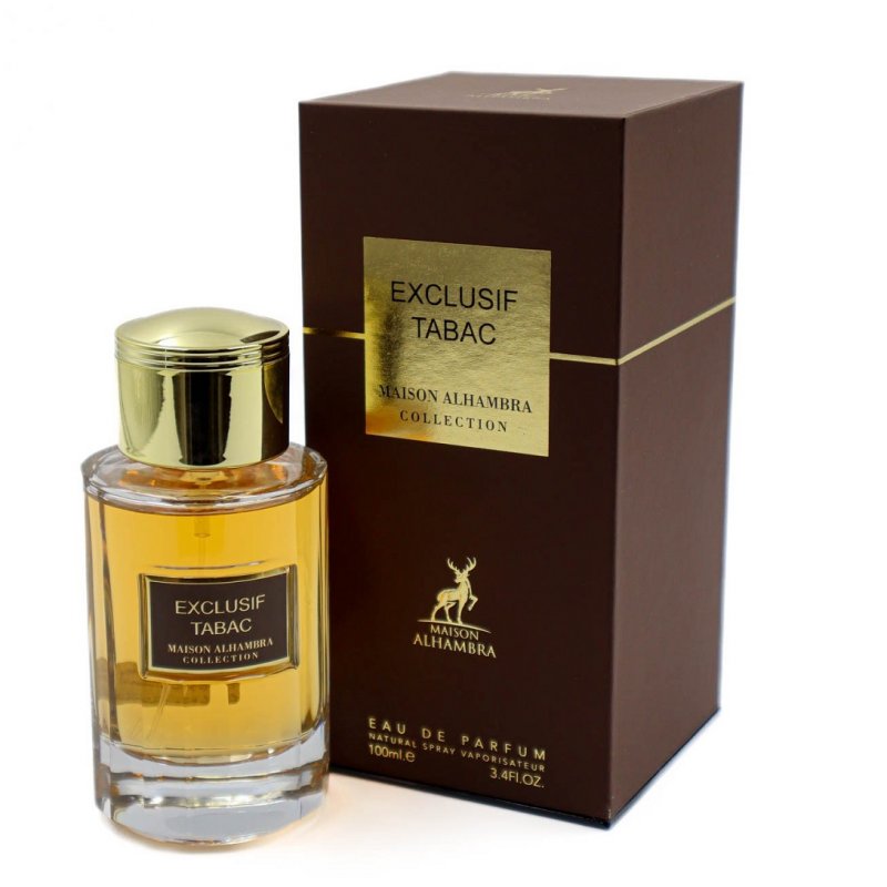 Exclusif Tabac Maison Alhambra Lattafa Edp 100ML Unisex- Inspirado en Mystery Tobacco Carolina Herrera