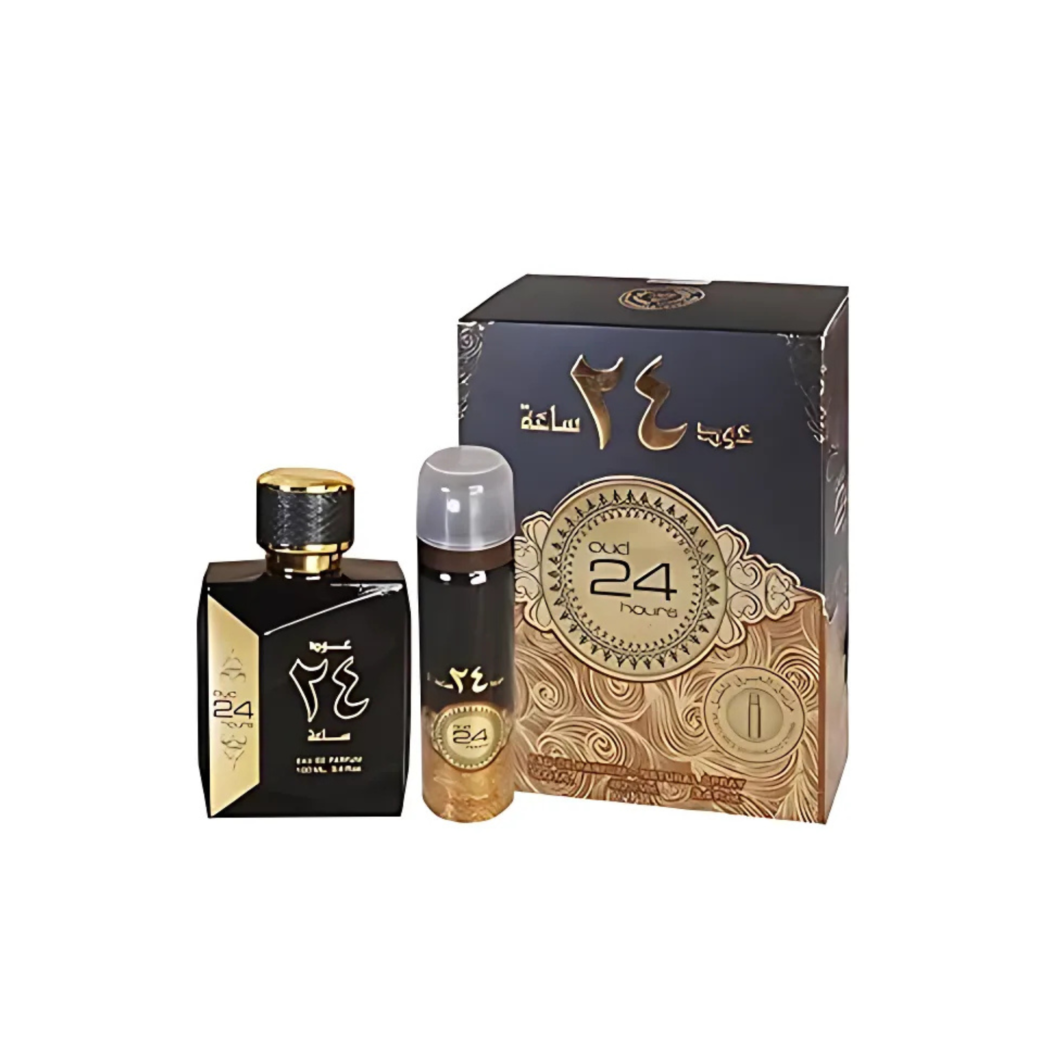 Estuche Oud 24 Hours Ard Al Zaafaran Edp 100Ml + 50ML Body Spray Unisex