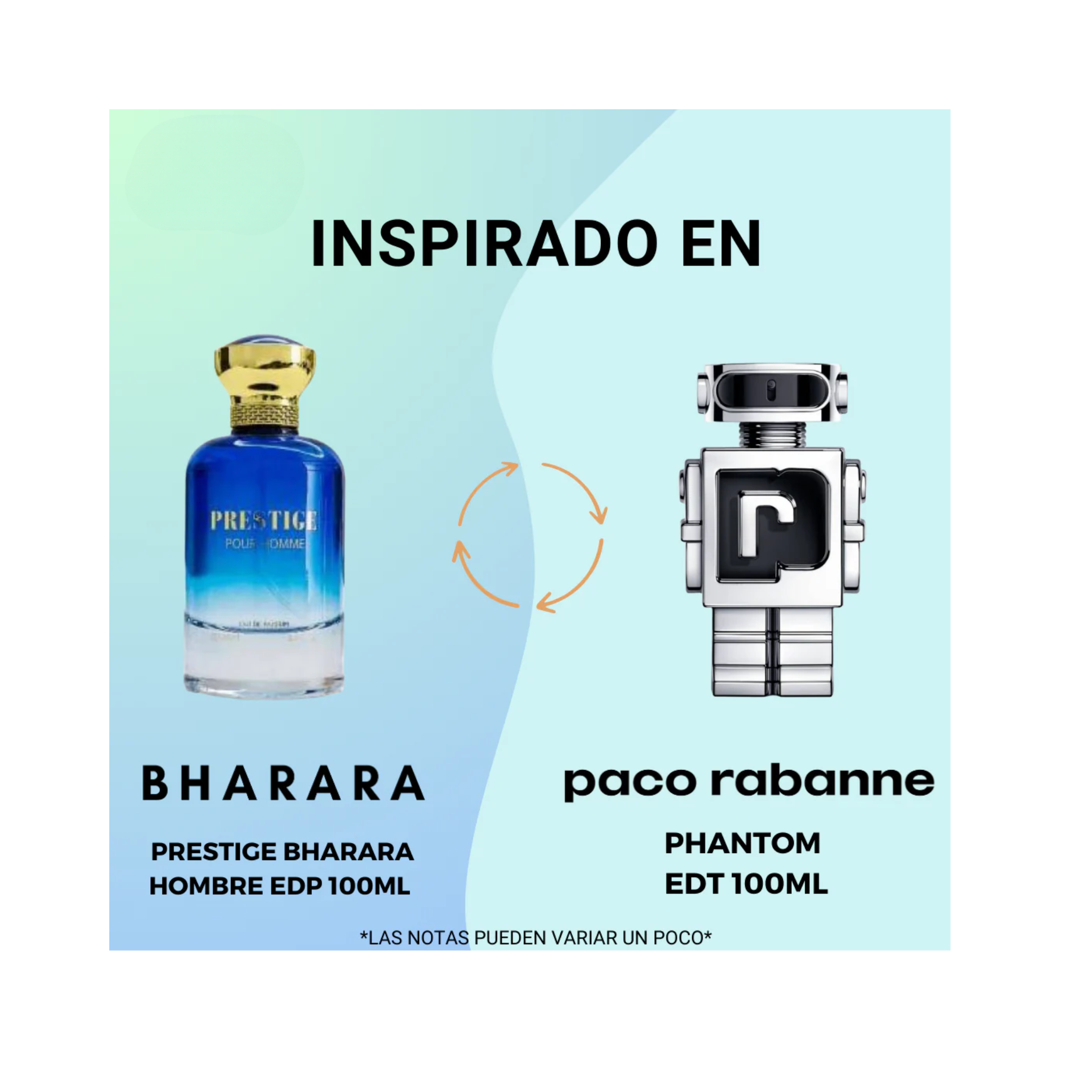 Prestige Pour Homme Bharara Edp 100ml Hombre- INSPIRADO EN PHANTOM PACO RABANNE