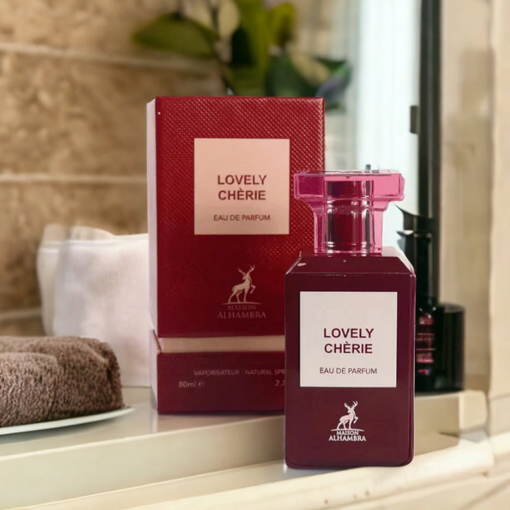 Lovely Cherie Maison Alhambra Edp 80ML Unisex- Inspirado en Lost Cherry Tom Ford