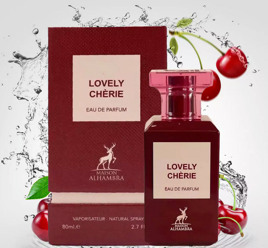 Lovely Cherie Maison Alhambra Edp 80ML Unisex- Inspirado en Lost Cherry Tom Ford