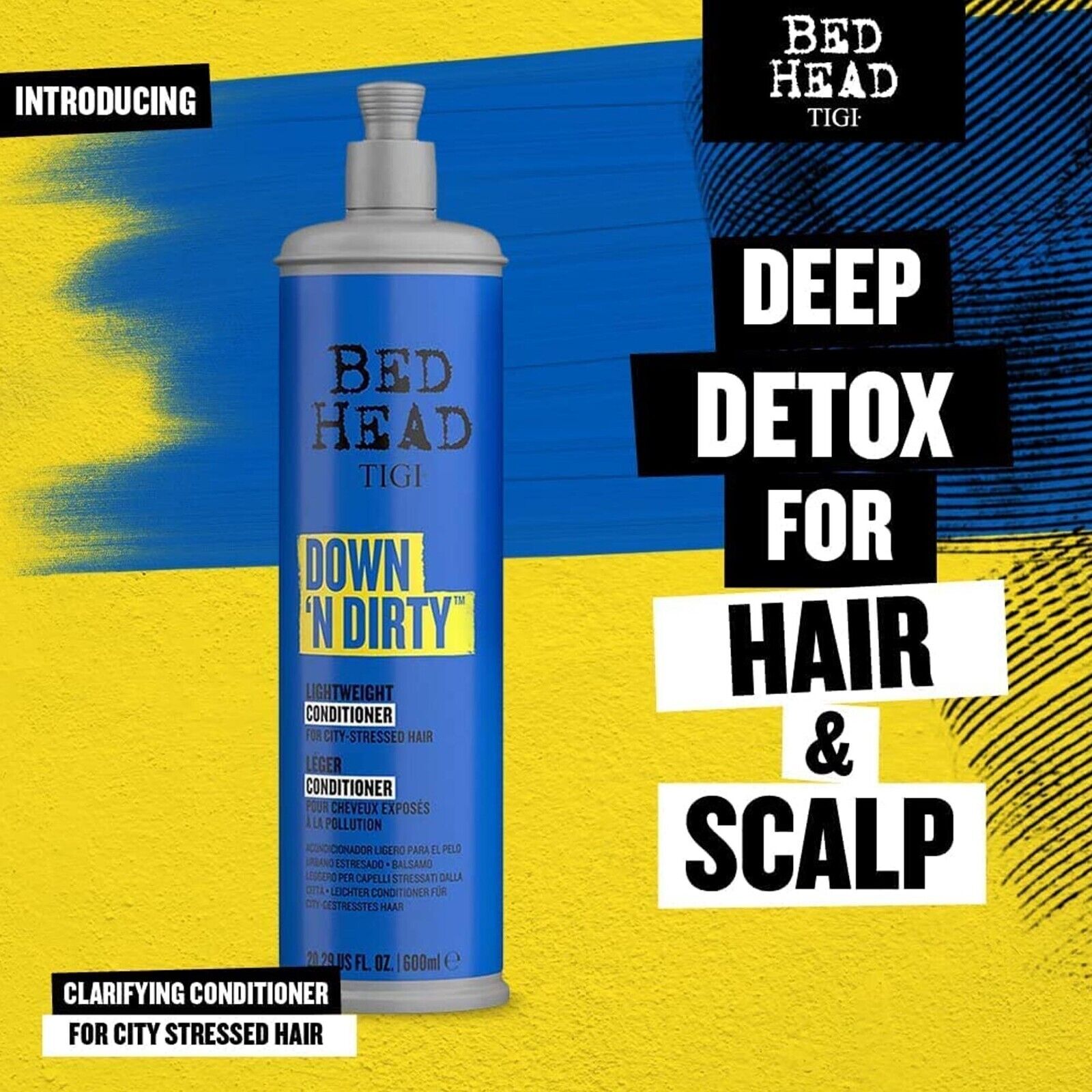 Bed Head by Tigi Down 'N Dirty Lightweight Conditioner 400ML