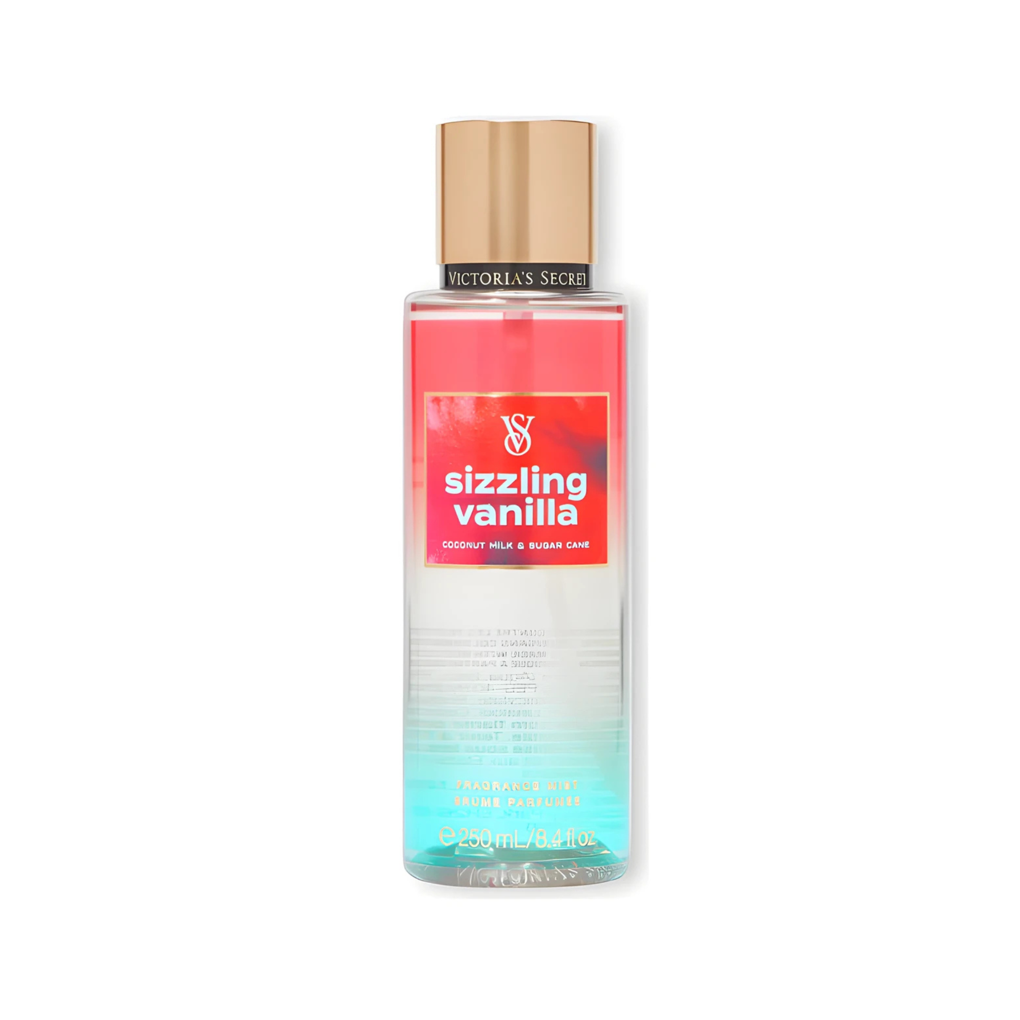 Sizzling Vanilla Coconut Milk & Sugar Cane Fragrance Mist Victoria's Secret 250Ml Mujer
