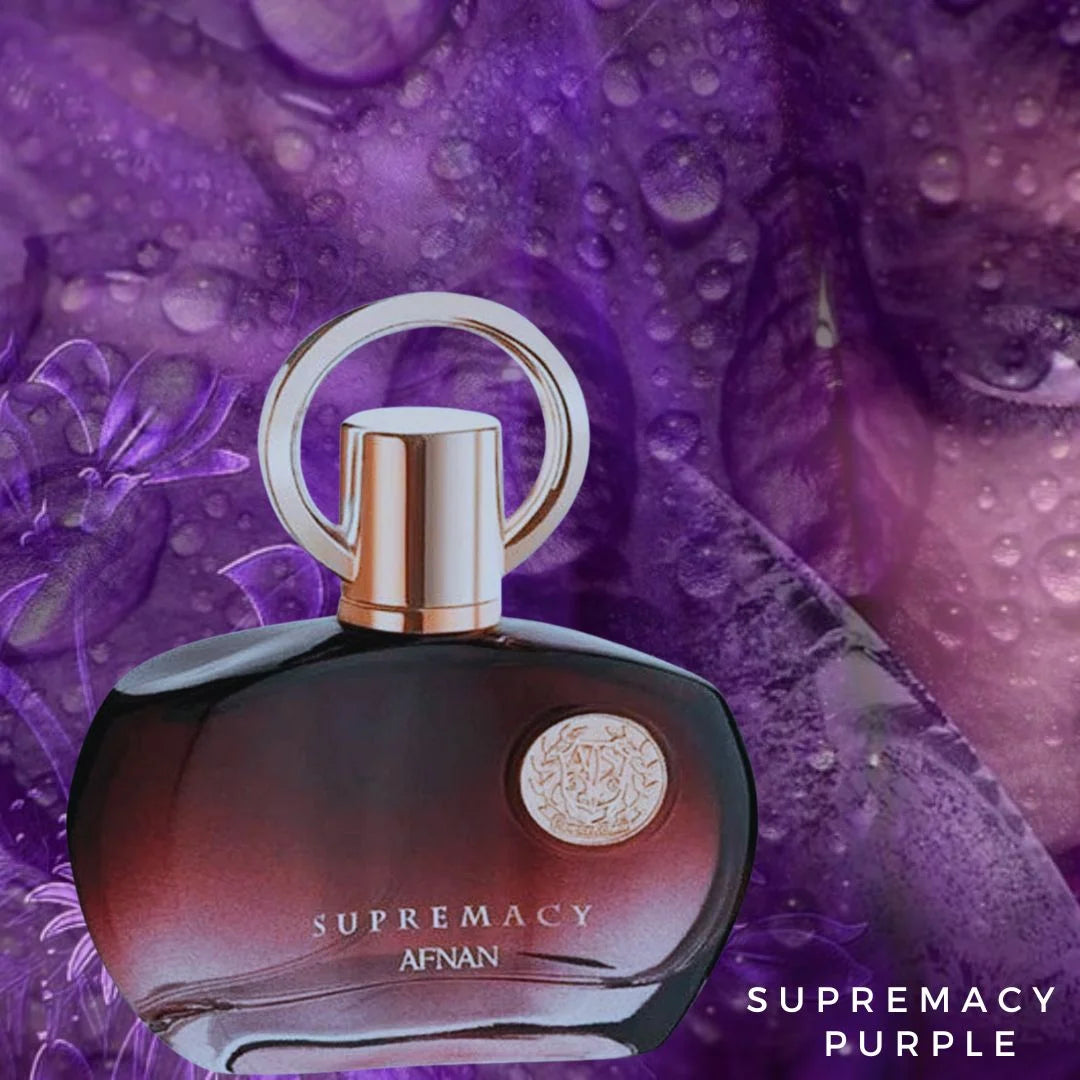 Estuche Supermancy Purple Edp Afnan 100ML+100ML S/G+100ML B/L Mujer- Inspirado en Erba Pura Xerjoff