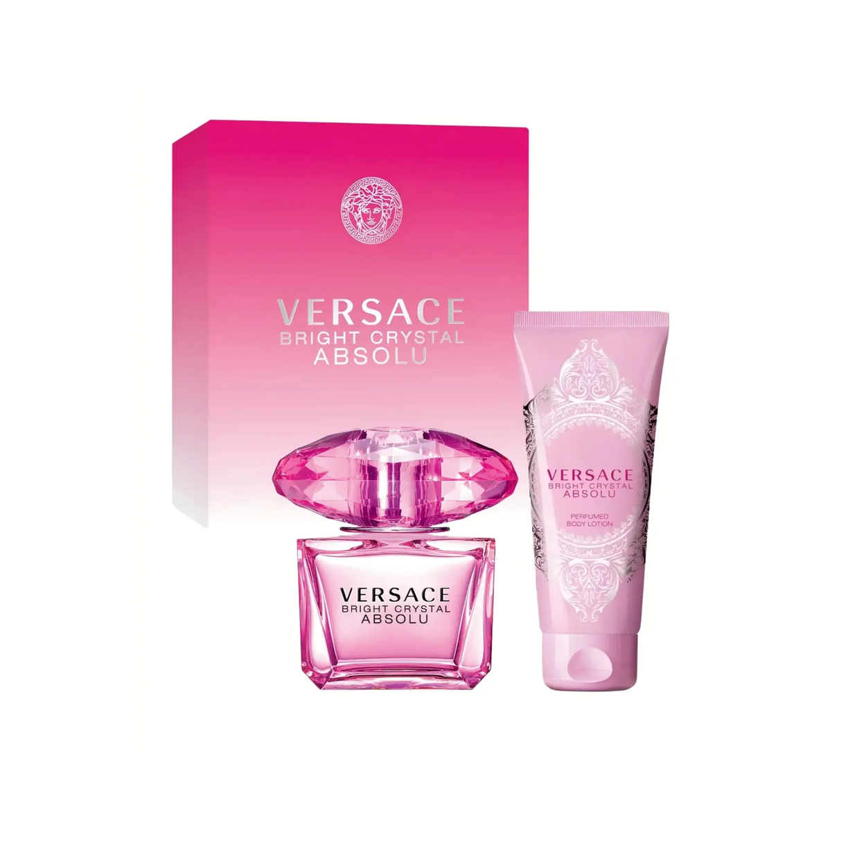 Versace Bright Crystal Absolu Travel 2Pcs Set Edp 90Ml+100Ml Mujer