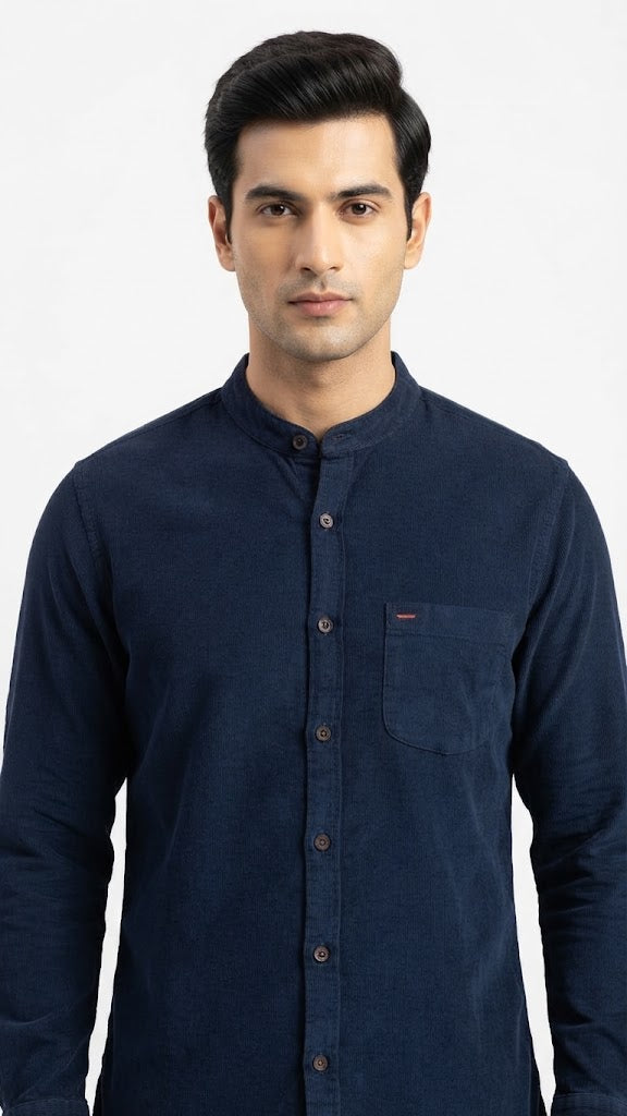 Camisa Selected Azul Eléctrico Hombre 6222