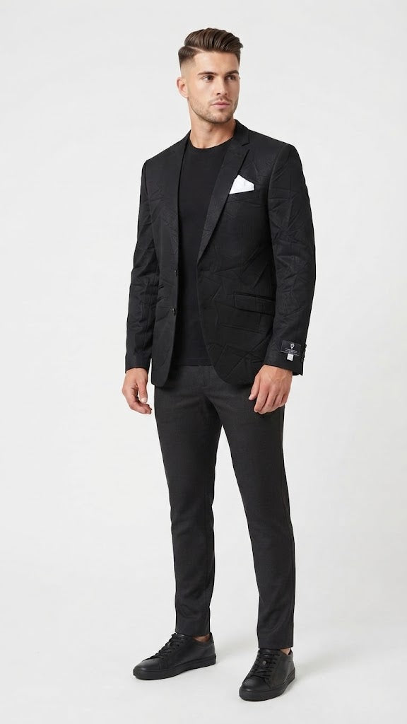 Blazer Negro Selected hombre 3475