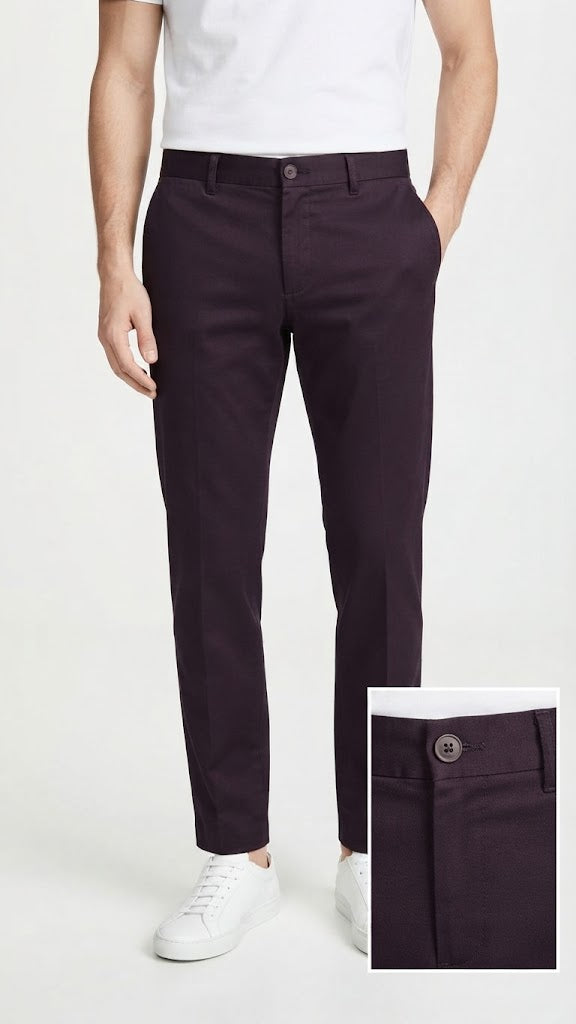 Pantalon Morado Selected Hombre 1183