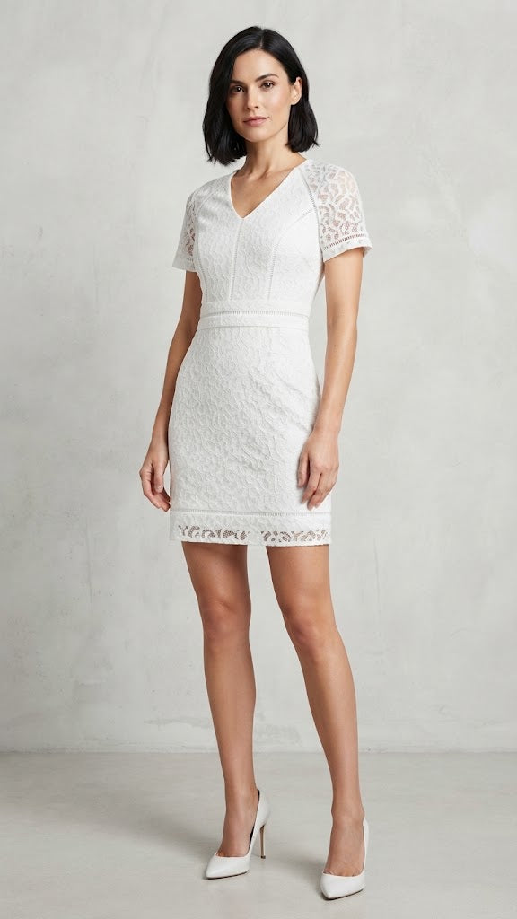 Vestido De Mujer Blanco selected Mujer 3686