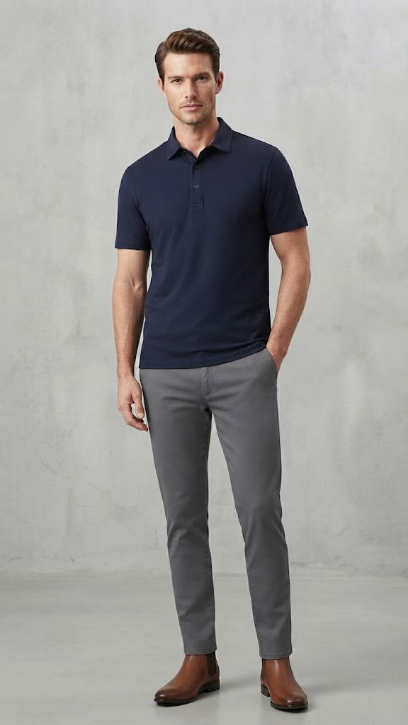 Polera Azul Marino selected Mujer 9282