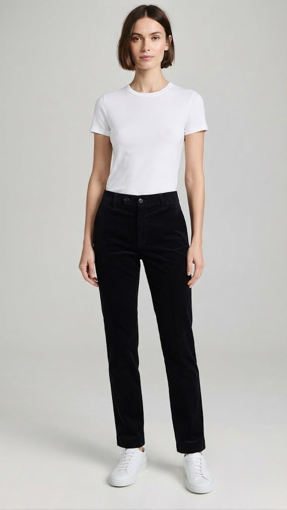Pantalon Negro Selected Mujer 8995