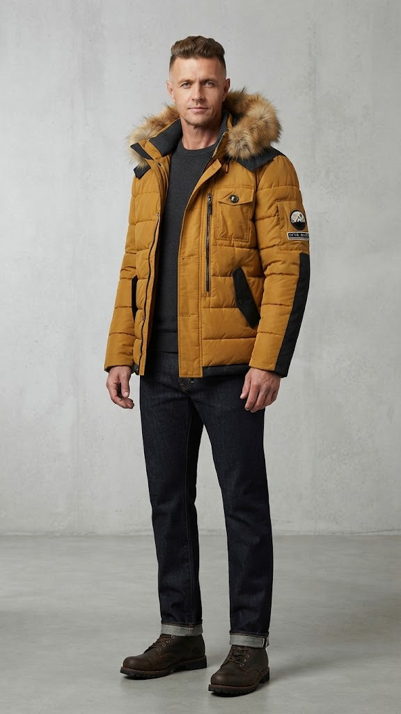 Chaqueta Marrón Bronce Selected Hombre 3277