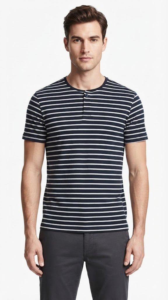 Polera Negra Selected Hombre 4903