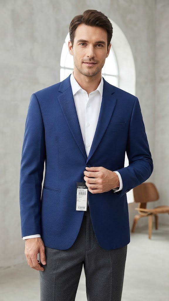 Blazer Azul Electrico Selected Hombre 9418