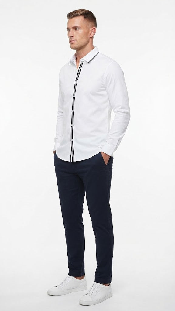 Camisa Blanca Selected Hombre 8681