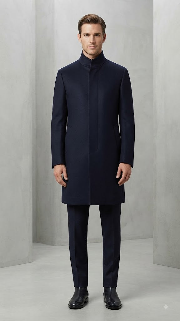 Abrigo Azul Electrico Selected Hombre rico