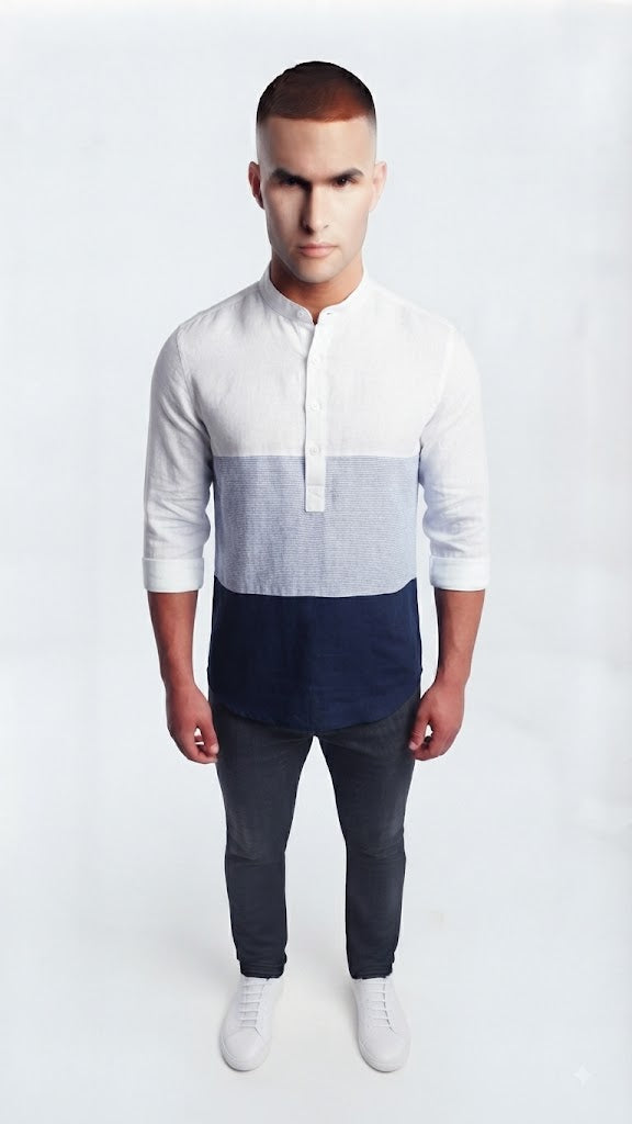 Camisa Blanca Optico Selected Hombre 8923