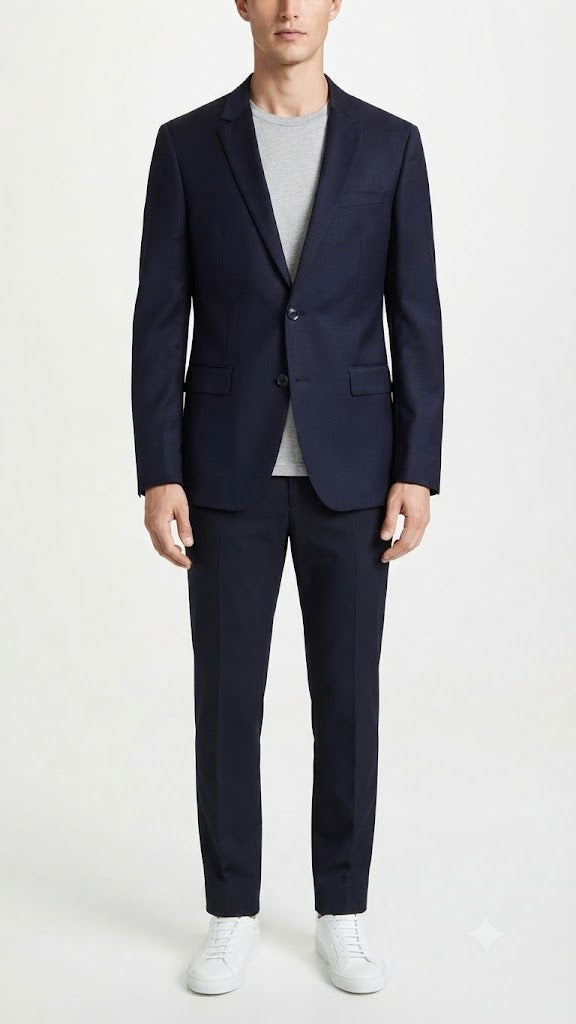 Blazer Selected Azul Electrico Hombre