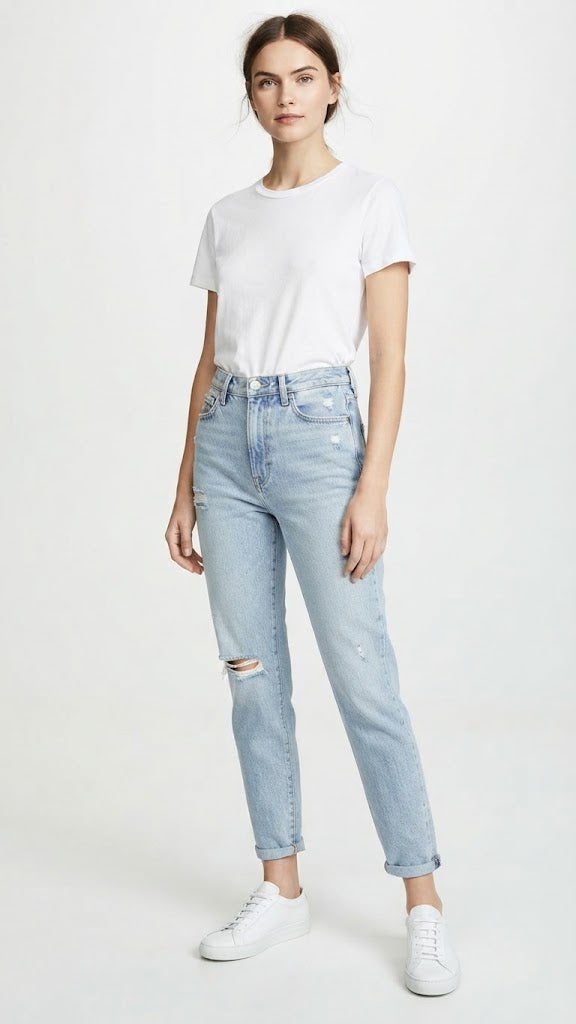 Jeans Denim Azul Claro Seleceted Mujer 7809