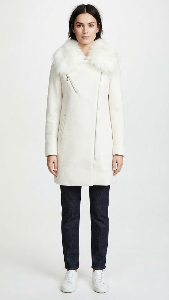 Chaqueta Crema Selected Mujer 2119